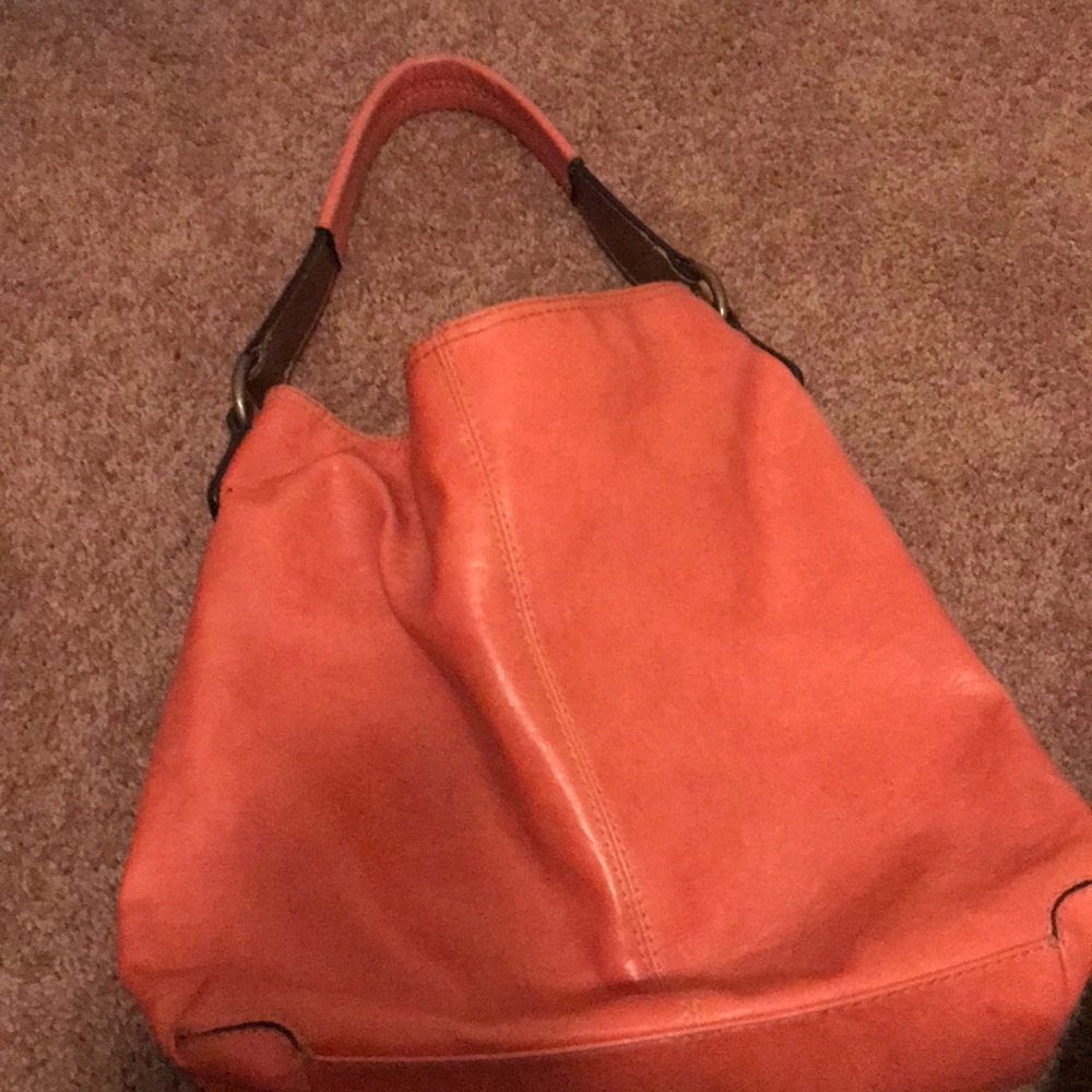 A orange purse